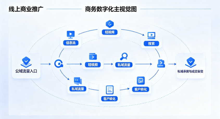 衢县线上商业推广怎么做？全域流量闭环搭建与低成本转化实战指南